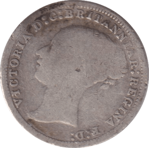 1878 THREEPENCE ( NF ) - WORLD COINS - Cambridgeshire Coins