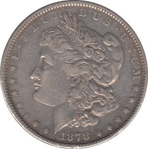 1878 USA SILVER MORGAN DOLLAR PHILADELPHIA MINT - SILVER WORLD COINS - Cambridgeshire Coins