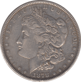 1878 USA SILVER MORGAN DOLLAR PHILADELPHIA MINT - SILVER WORLD COINS - Cambridgeshire Coins