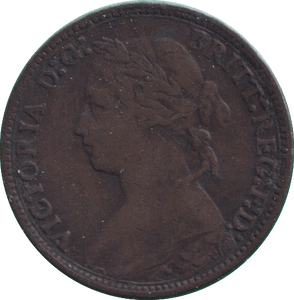 1879 FARTHING ( FINE ) - FARTHING - Cambridgeshire Coins