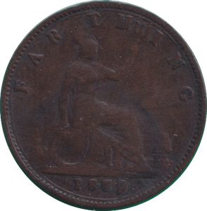 1879 FARTHING ( FINE ) - FARTHING - Cambridgeshire Coins