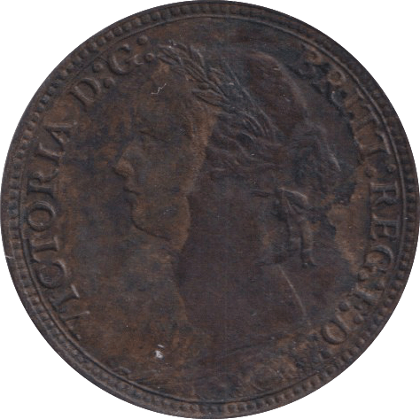 1879 FARTHING ( GF ) - Farthing - Cambridgeshire Coins