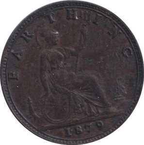1879 FARTHING ( GF ) - Farthing - Cambridgeshire Coins
