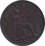 1879 FARTHING ( GF ) - Farthing - Cambridgeshire Coins
