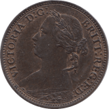1879 FARTHING ( UNC ) - Farthing - Cambridgeshire Coins