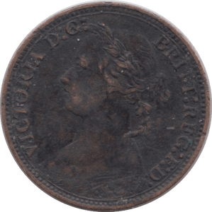 1879 FARTHING ( VF ) - Farthing - Cambridgeshire Coins