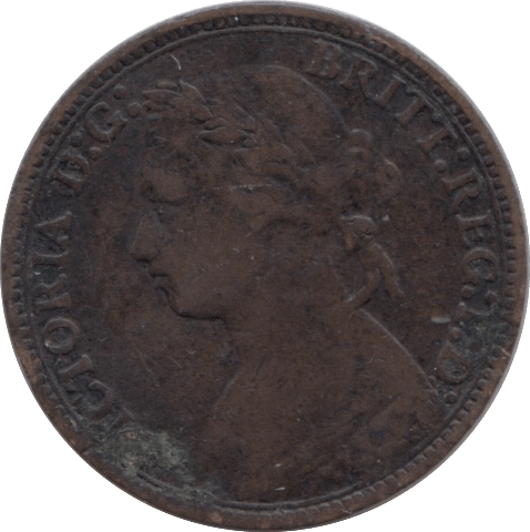 1879 FARTHING ( VF ) - Farthing - Cambridgeshire Coins