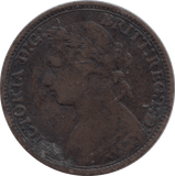 1879 FARTHING ( VF ) - Farthing - Cambridgeshire Coins