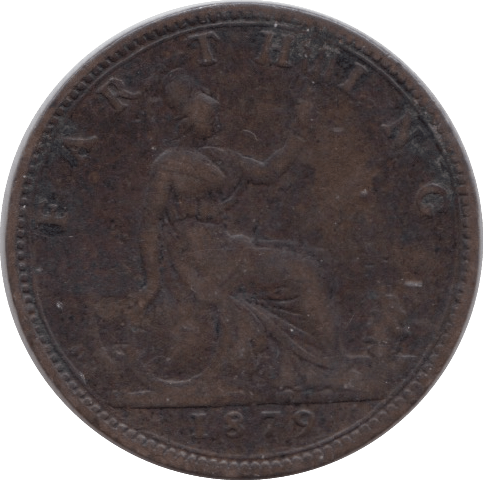 1879 FARTHING ( VF ) - Farthing - Cambridgeshire Coins