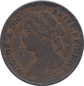 1879 FARTHING ( VF ) - FARTHING - Cambridgeshire Coins
