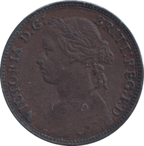 1879 FARTHING ( VF ) - Farthing - Cambridgeshire Coins