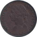 1879 FARTHING ( VF ) - Farthing - Cambridgeshire Coins