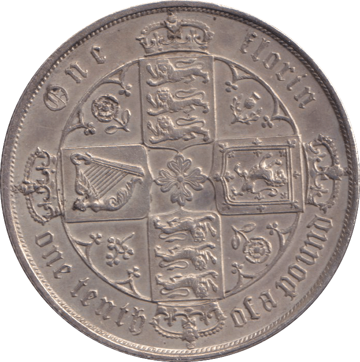 1879 FLORIN ( AUNC ) - FLORIN - Cambridgeshire Coins