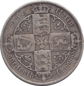 1879 FLORIN ( FINE ) 2 - FLORIN - Cambridgeshire Coins