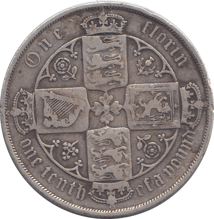 1879 FLORIN ( FINE ) 2 - FLORIN - Cambridgeshire Coins