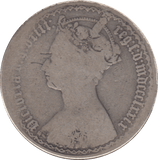 1879 FLORIN ( FINE ) - FLORIN - Cambridgeshire Coins