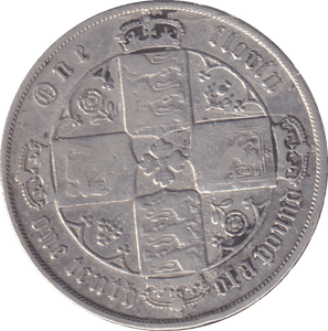 1879 FLORIN ( FINE ) - FLORIN - Cambridgeshire Coins