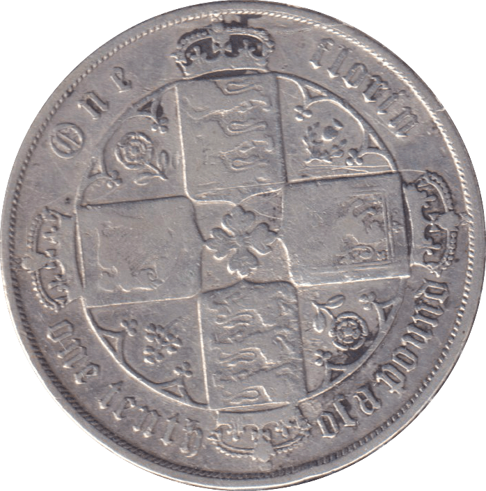 1879 FLORIN ( FINE ) - FLORIN - Cambridgeshire Coins