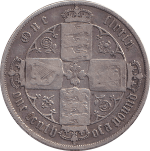 1879 FLORIN ( GF ) - FLORIN - Cambridgeshire Coins
