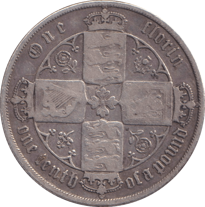 1879 FLORIN ( GF ) - FLORIN - Cambridgeshire Coins