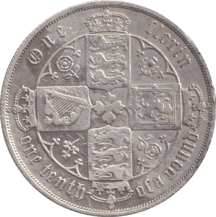 1879 FLORIN ( GF ) - FLORIN - Cambridgeshire Coins