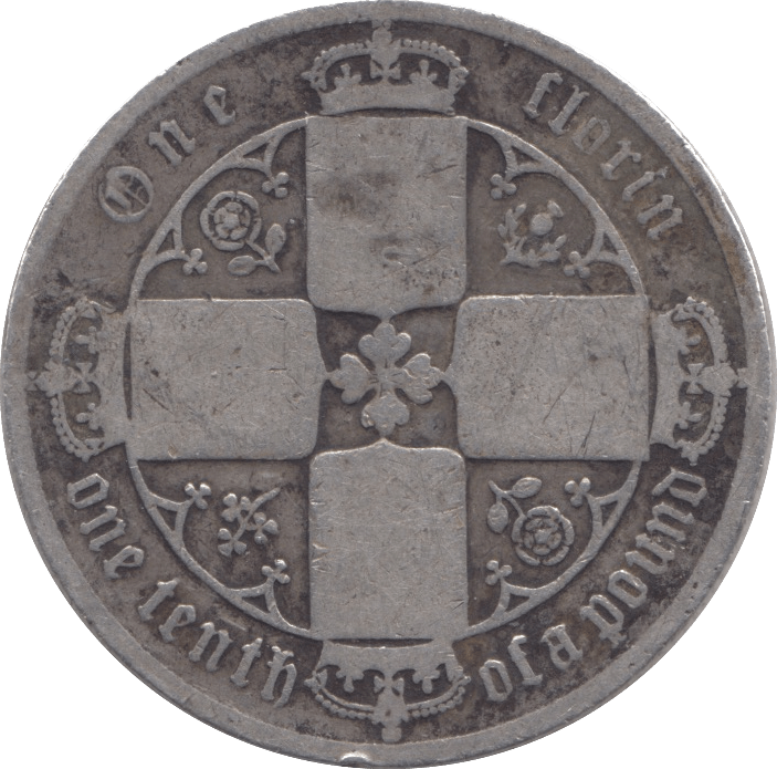 1879 FLORIN ( NF ) - FLORIN - Cambridgeshire Coins