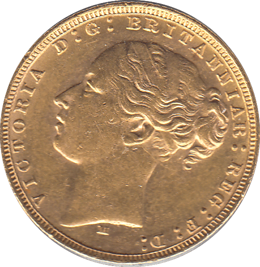 1879 GOLD SOVEREIGN ( AUNC ) MELBOURNE MINT - Sovereign - Cambridgeshire Coins