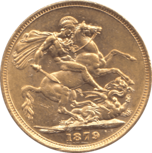 1879 GOLD SOVEREIGN ( AUNC ) MELBOURNE MINT - SOVEREIGN - Cambridgeshire Coins