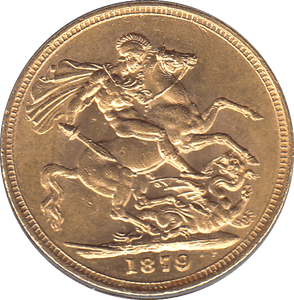 1879 GOLD SOVEREIGN ( AUNC ) MELBOURNE MINT - Sovereign - Cambridgeshire Coins