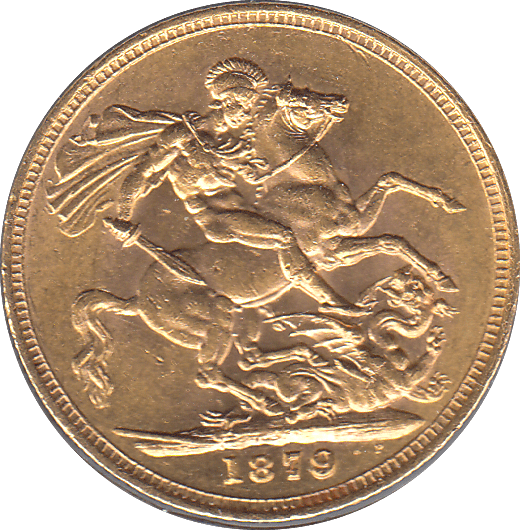 1879 GOLD SOVEREIGN ( AUNC ) MELBOURNE MINT - Sovereign - Cambridgeshire Coins