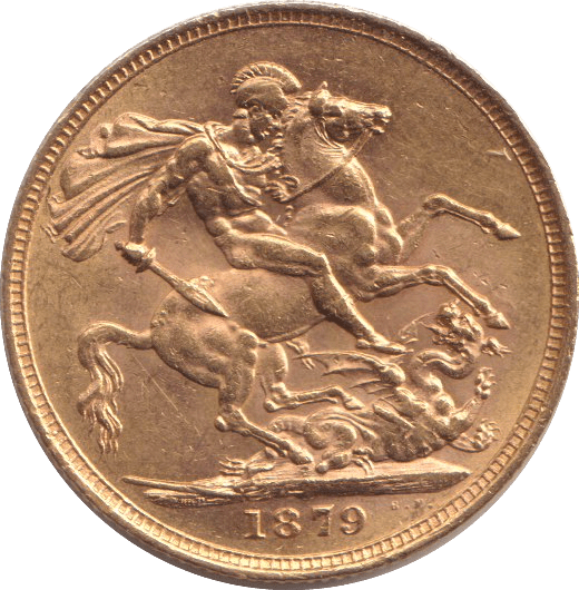 1879 GOLD SOVEREIGN ( EF ) MELBOURNE MINT - SOVEREIGN - Cambridgeshire Coins