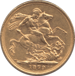 1879 GOLD SOVEREIGN ( EF ) MELBOURNE MINT - SOVEREIGN - Cambridgeshire Coins