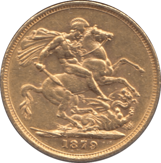 1879 GOLD SOVEREIGN ( EF ) MELBOURNE MINT - SOVEREIGN - Cambridgeshire Coins