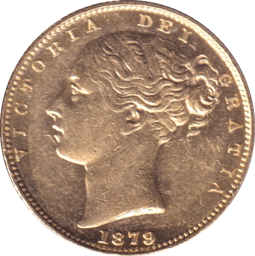 1879 GOLD SOVEREIGN ( EF ) - SOVEREIGN - Cambridgeshire Coins