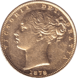 1879 GOLD SOVEREIGN ( EF ) - SOVEREIGN - Cambridgeshire Coins