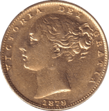 1879 GOLD SOVEREIGN ( EF ) SYDNEY MINT - SOVEREIGN - Cambridgeshire Coins