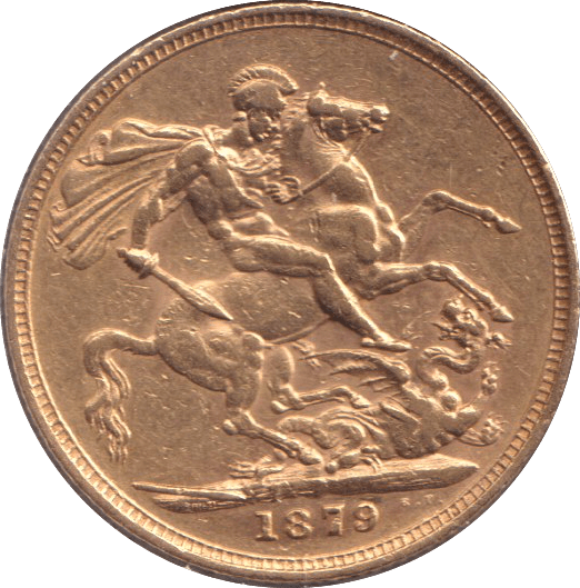 1879 GOLD SOVEREIGN ( GVF ) - SOVEREIGN - Cambridgeshire Coins