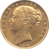 1879 GOLD SOVEREIGN SYDNEY MINT ( EF ) - SOVEREIGN - Cambridgeshire Coins