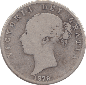 1879 HALFCROWN ( FINE ) - HALFCROWN - Cambridgeshire Coins