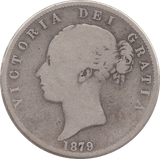 1879 HALFCROWN ( FINE ) - HALFCROWN - Cambridgeshire Coins