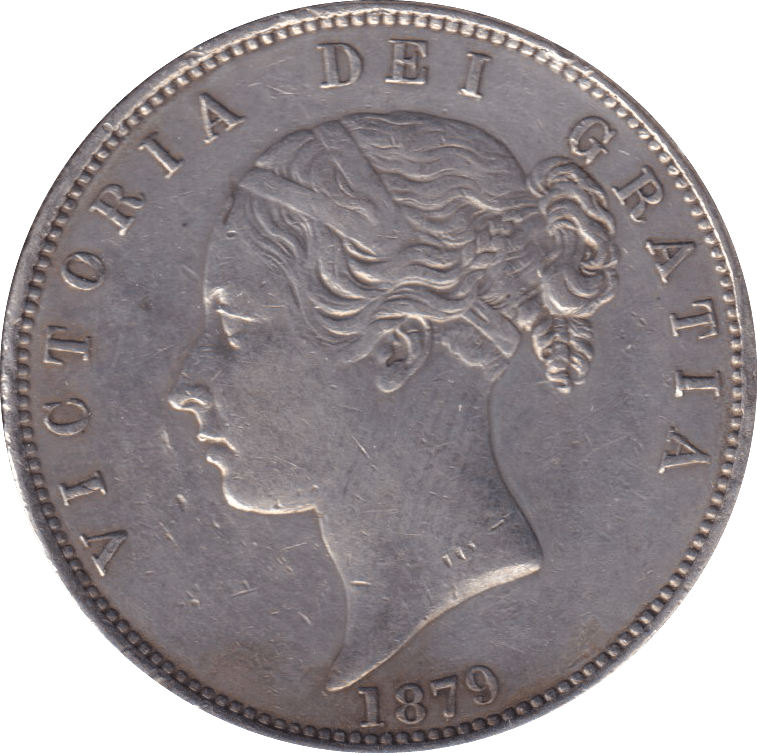 1879 HALFCROWN ( GVF ) - HALFCROWN - Cambridgeshire Coins