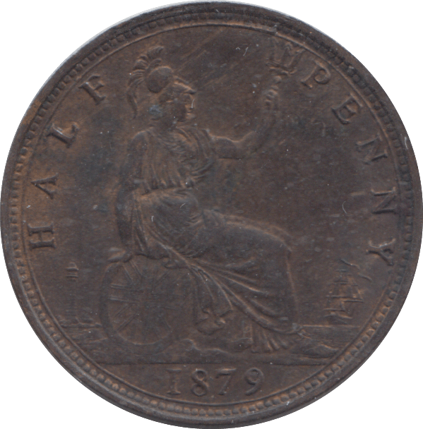 1879 HALFPENNY ( EF ) - HALFPENNY - Cambridgeshire Coins