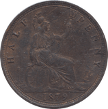 1879 HALFPENNY ( EF ) - HALFPENNY - Cambridgeshire Coins