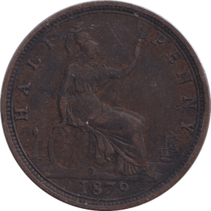 1879 HALFPENNY ( GF ) - WORLD COINS - Cambridgeshire Coins