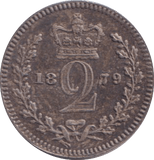 1879 MAUNDY TWOPENCE ( UNC ) - MAUNDY TWOPENCE - Cambridgeshire Coins