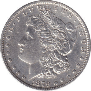 1879 MORGAN DOLLAR USA NEW ORLEANS MINT - SILVER WORLD COINS - Cambridgeshire Coins
