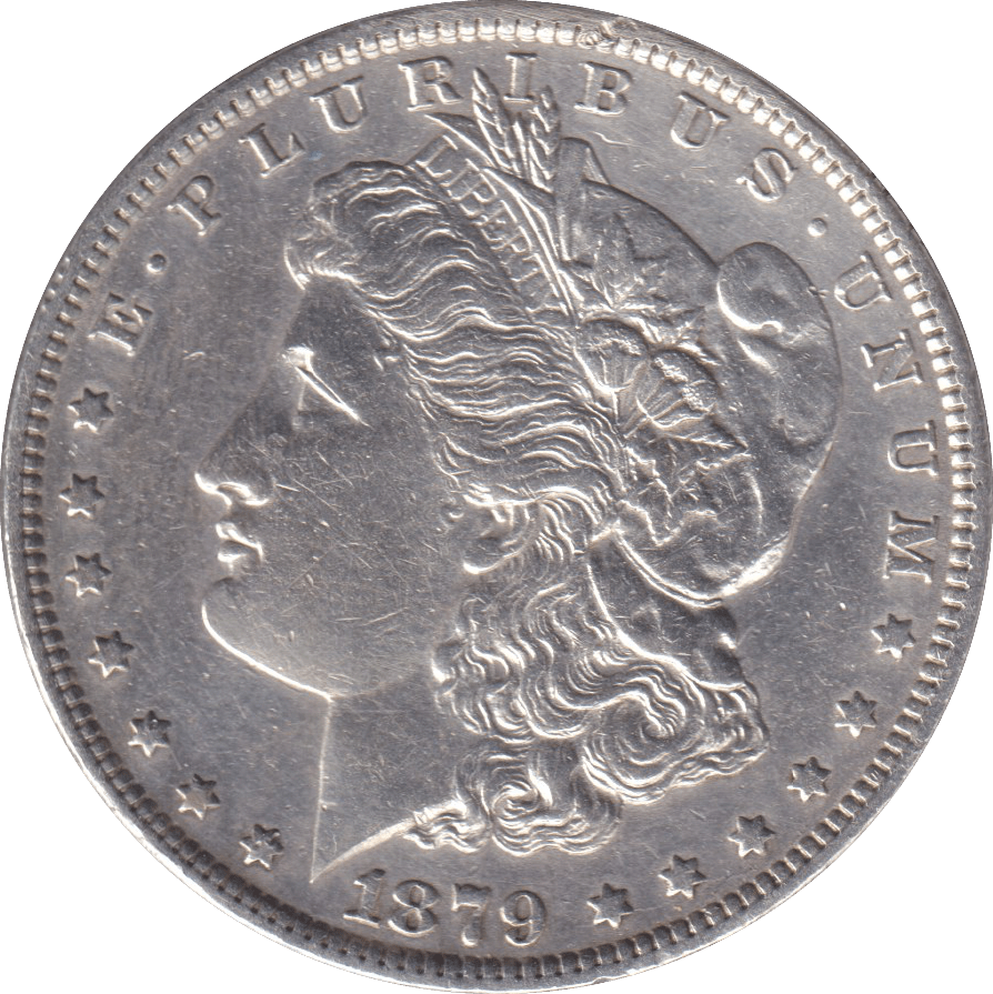 1879 MORGAN DOLLAR USA NEW ORLEANS MINT - SILVER WORLD COINS - Cambridgeshire Coins