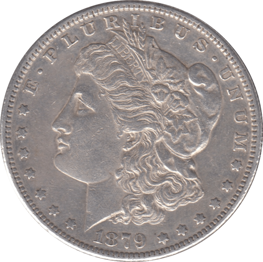 1879 MORGAN DOLLAR USA SAN FRANCISCO MINT - SILVER WORLD COINS - Cambridgeshire Coins