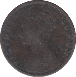 1879 ONE CENT HONG KONG - WORLD COINS - Cambridgeshire Coins