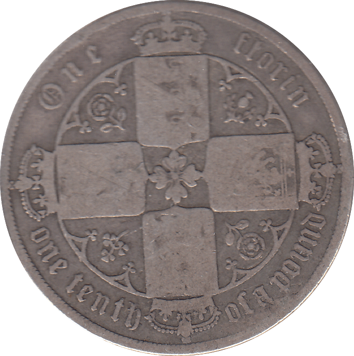 1879 ONE FLORIN ( NF ) - FLORIN - Cambridgeshire Coins